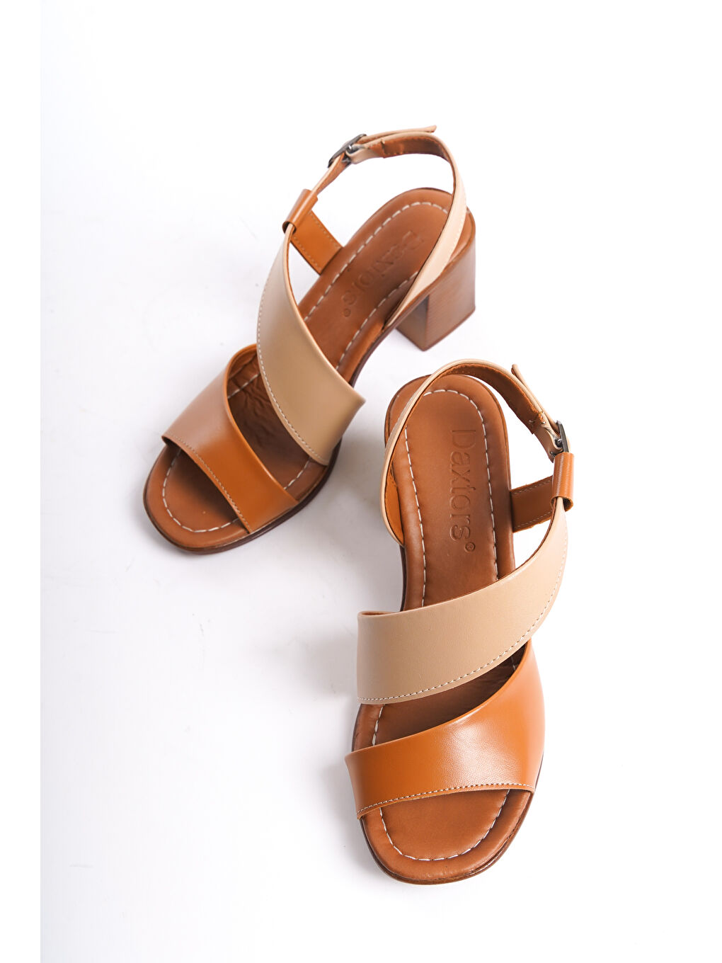 Sarı D1748 Kadın Klasik Topuklu Ayakkabı-8