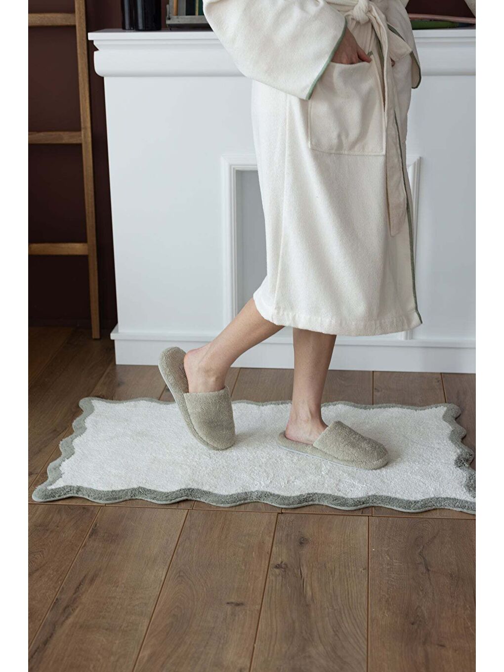 Dolce Bambu Kadın Bornoz Yeşil-2