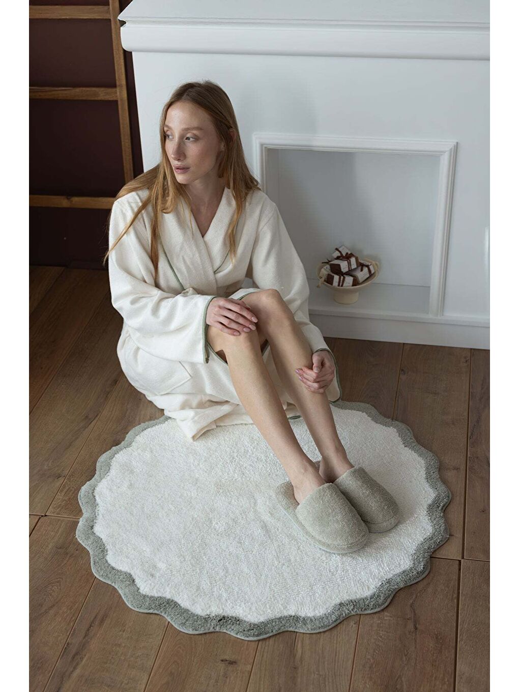 Dolce Bambu Kadın Bornoz Yeşil-3