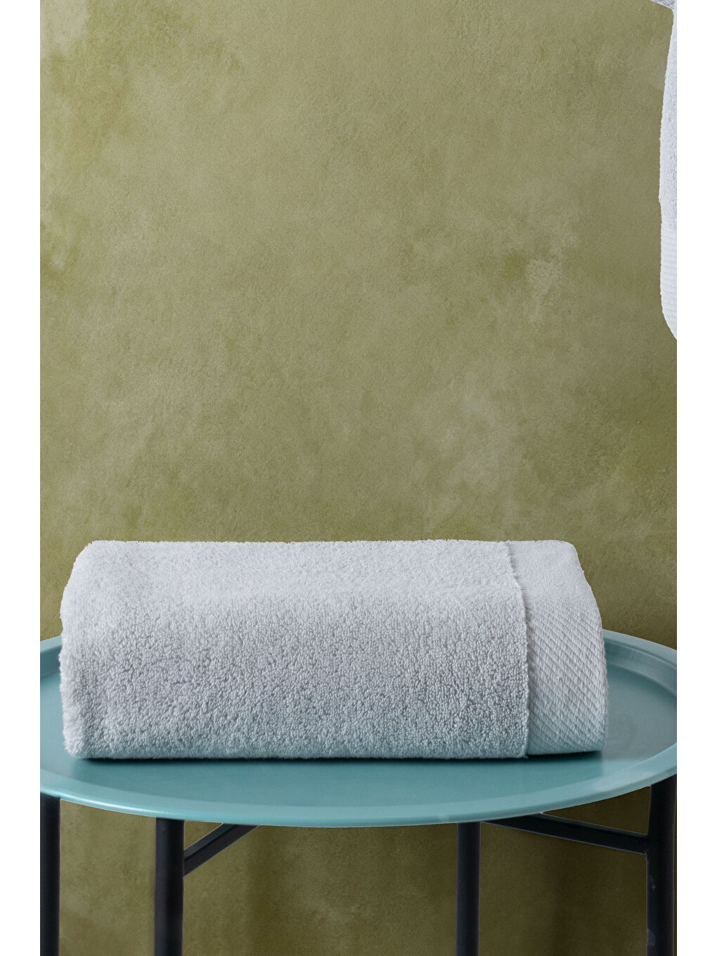 Gri Lord Serisi 2’li Microcotton Havlu Seti – 50x90 & 80x150 cm, 500 gsm-1