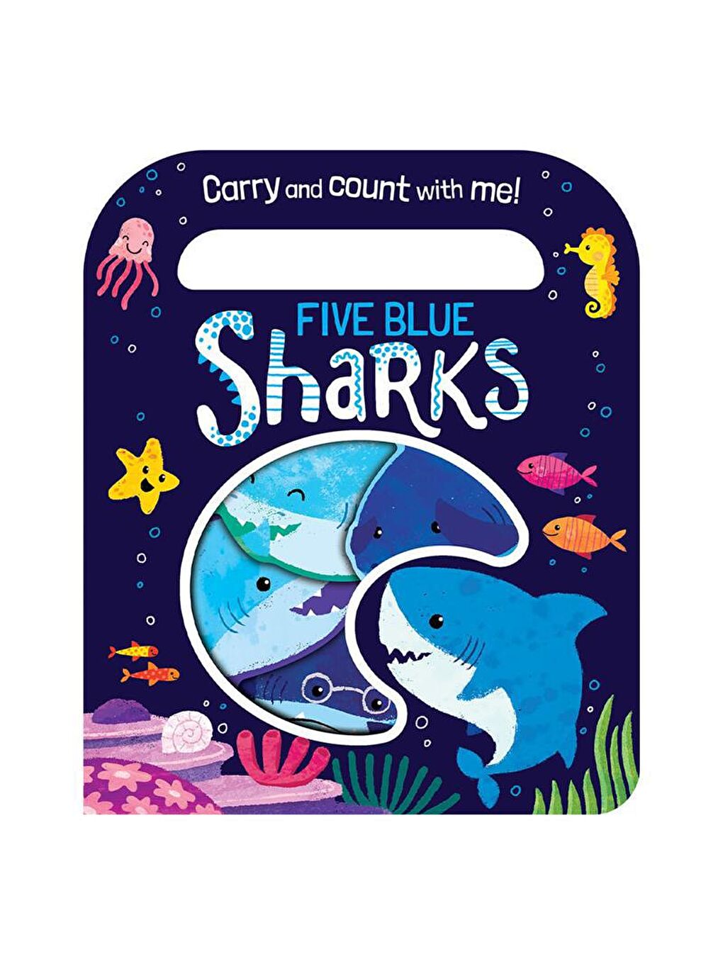 Imagine That Renksiz Five Blue Sharks - Carry and Count