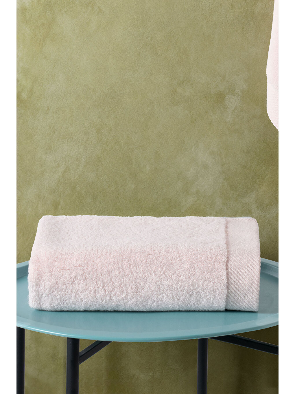 Pembe Lord Serisi 2’li Microcotton Havlu Seti – 50x90 & 80x150 cm, 500 gsm-1