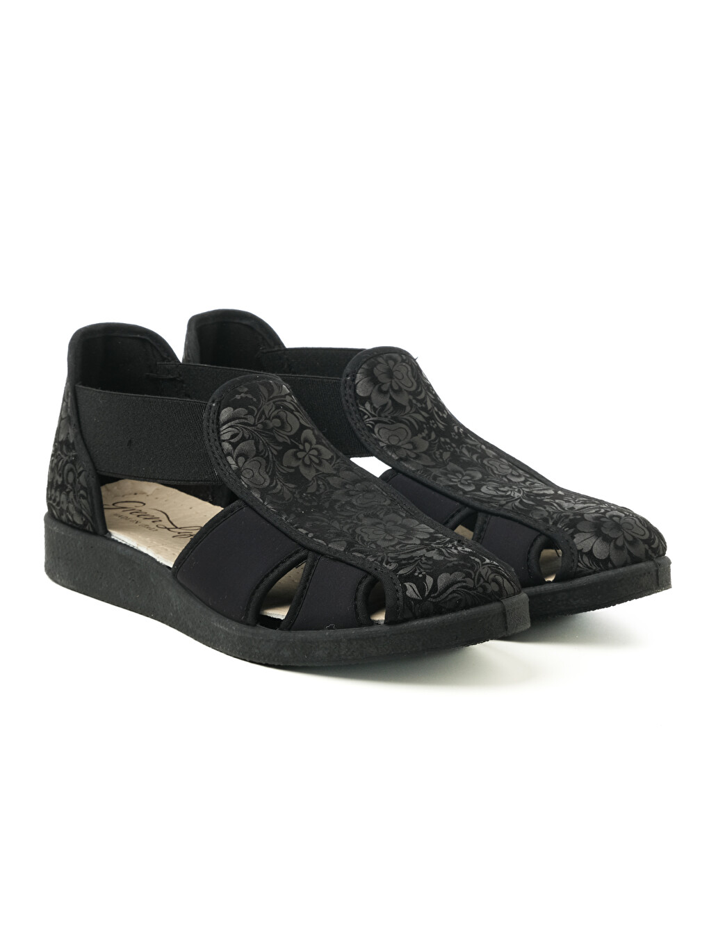 Siyah Kadın Sandalet 169 STRETCH WOMEN'S FOOTWEAR Black-2