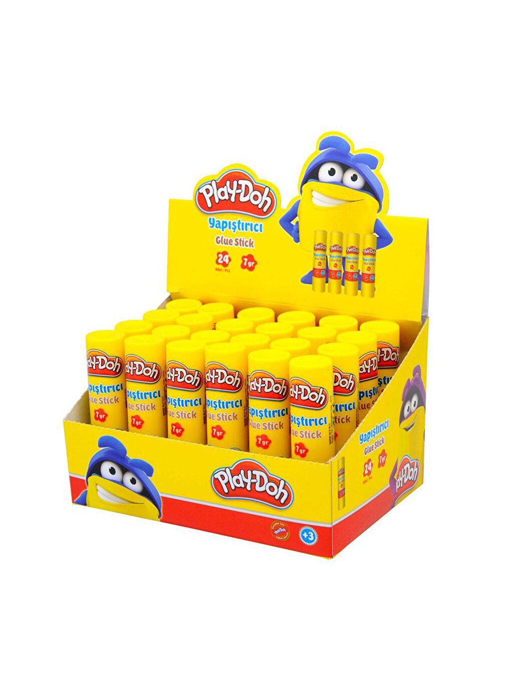 Play-Doh Sarı Stick Yapıştırıcı 7 Gram 1 Adet - 1