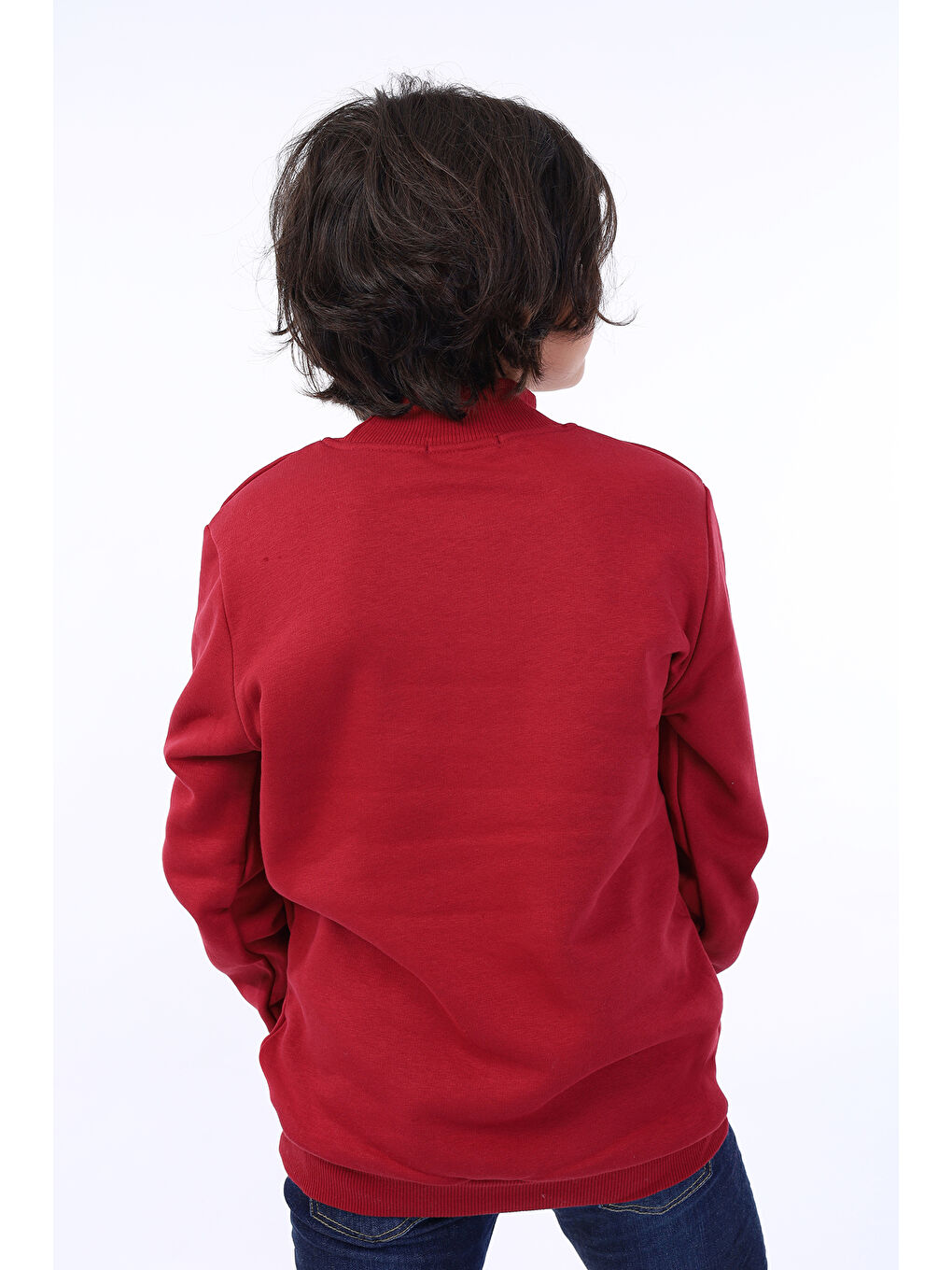 Toontoykids Bordo Erkek Çocuk Baskılı Sweatshirt - 1