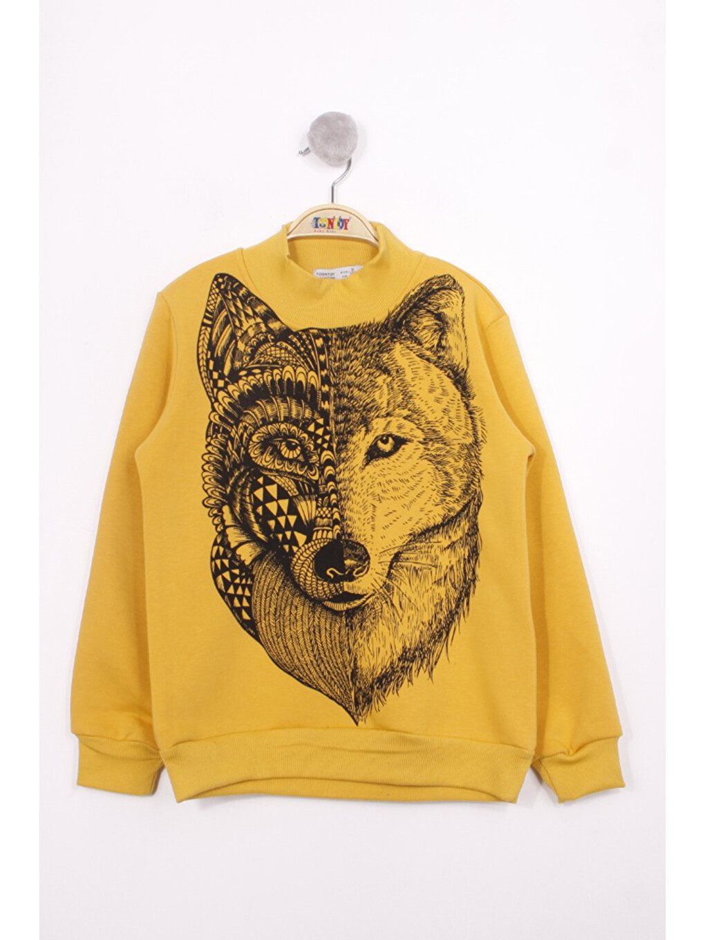 Sarı Erkek Çocuk Baskılı Sweatshirt-7