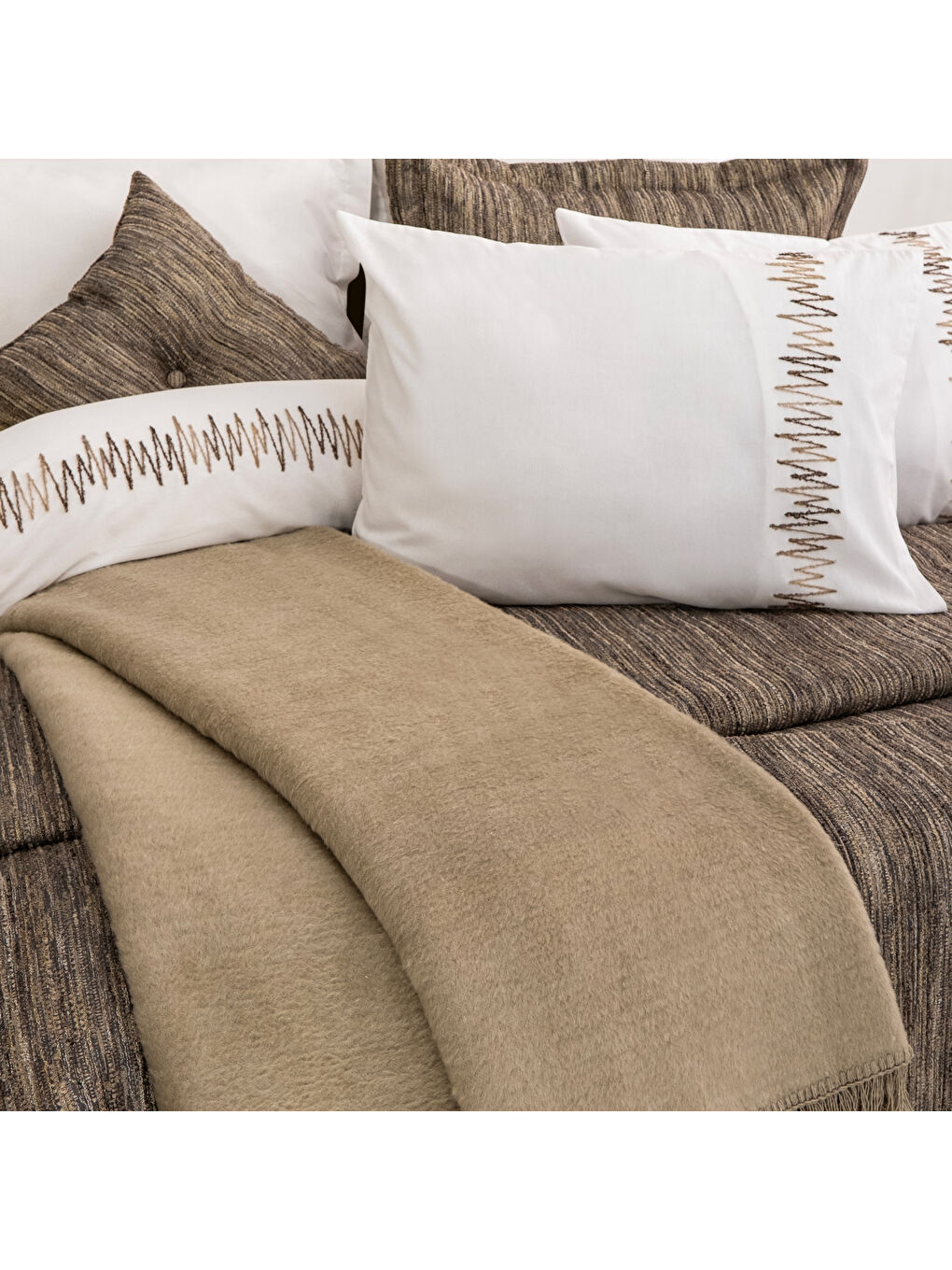 Sarı Home Macro Çeyiz Seti 11 Parça-Gold-4