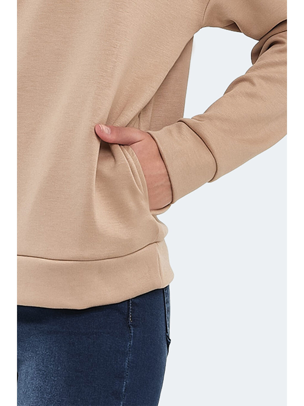 KENZIE I Kadın Bej Sweatshirt-5