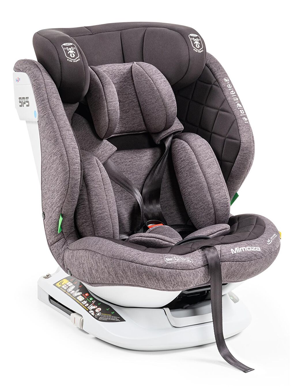 Baby2Go Gri 2464 Mimoza I-Size 0-36 kg Oto Koltuğu Gri