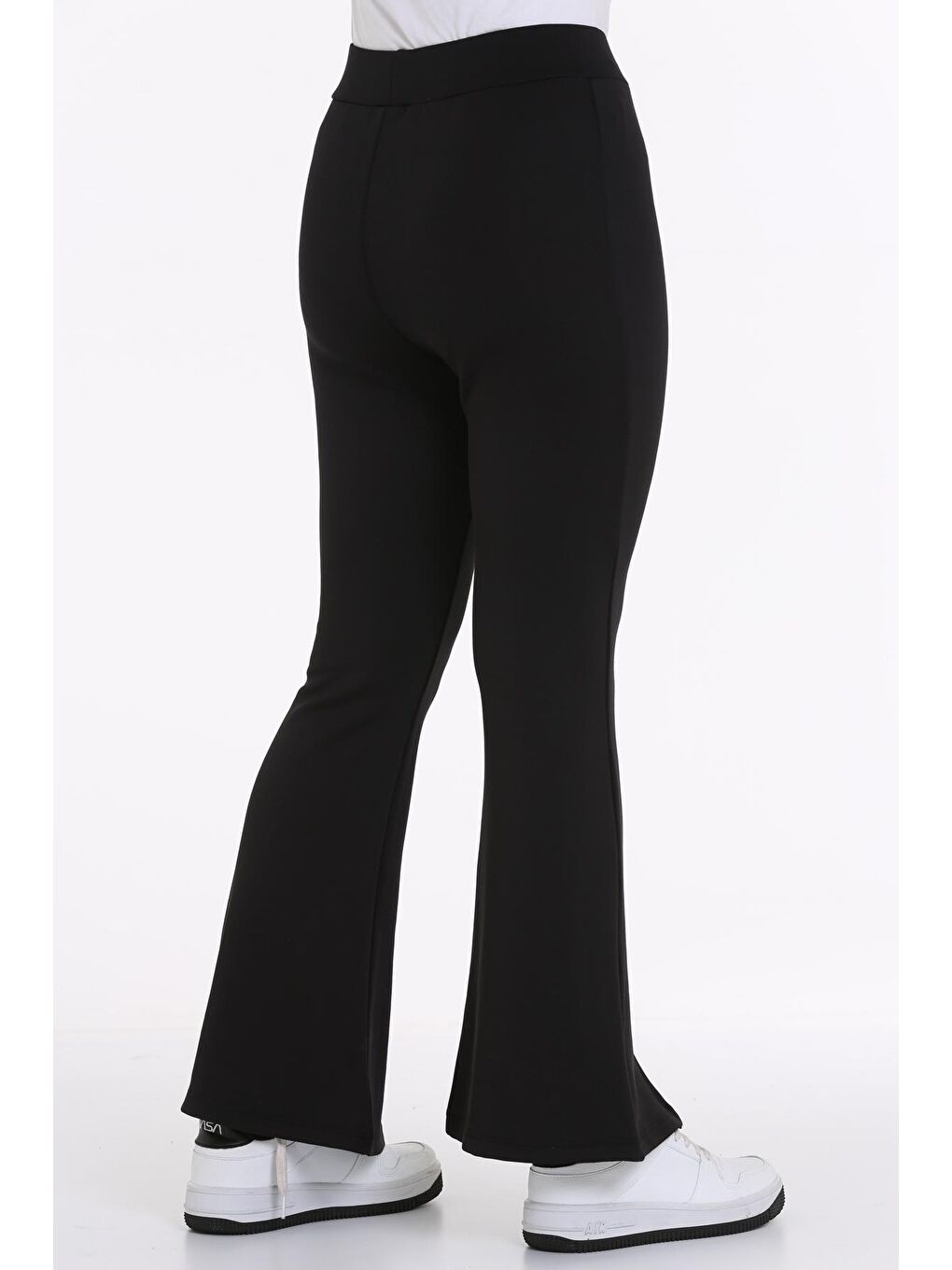 Siyah Yırtmaçlı 5-13 Yaş Pantolon - 2514-3-1