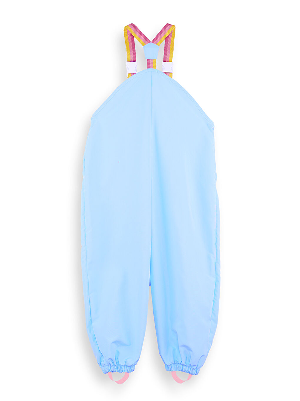 Mavi Çiçekli Kız Çocuk Su Geçirmez Yağmur Tulumu-3