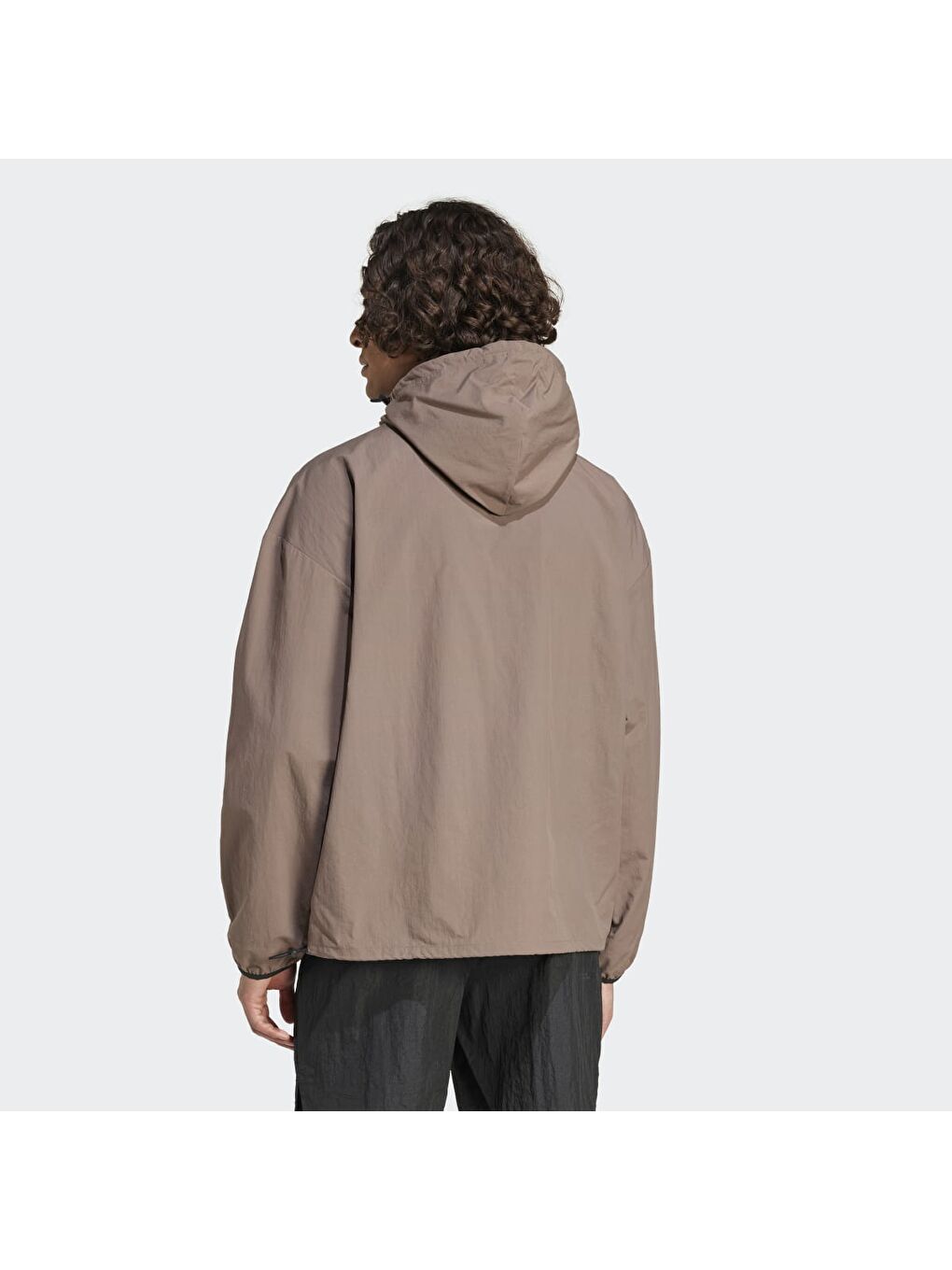 Adidas Ce Q3 Erkek Kahverengi Kapüşonlu Hoodie - 4