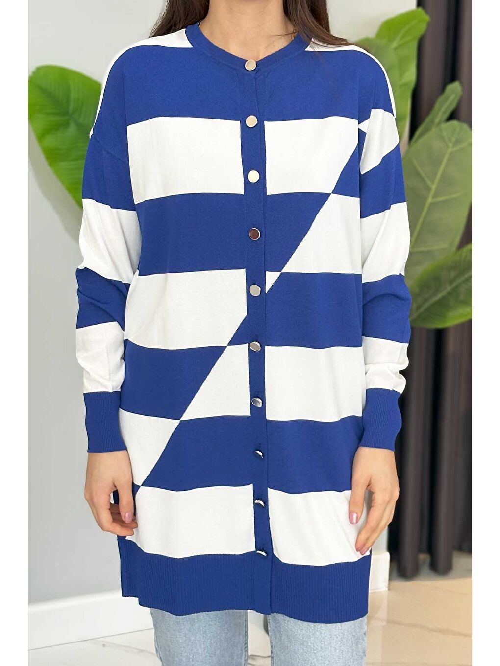 Mavi Hırka 711 Saks-3