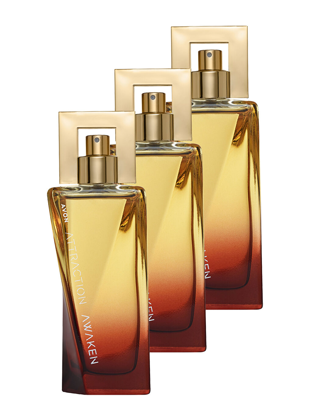 AVON Attraction Awaken Kadın Parfüm Edp 50 Ml. Üçlü Set