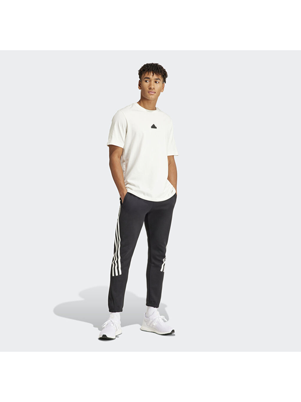 Adidas Siyah Future Icons 3 Stripes Erkek Siyah Eşofman Altı - 2