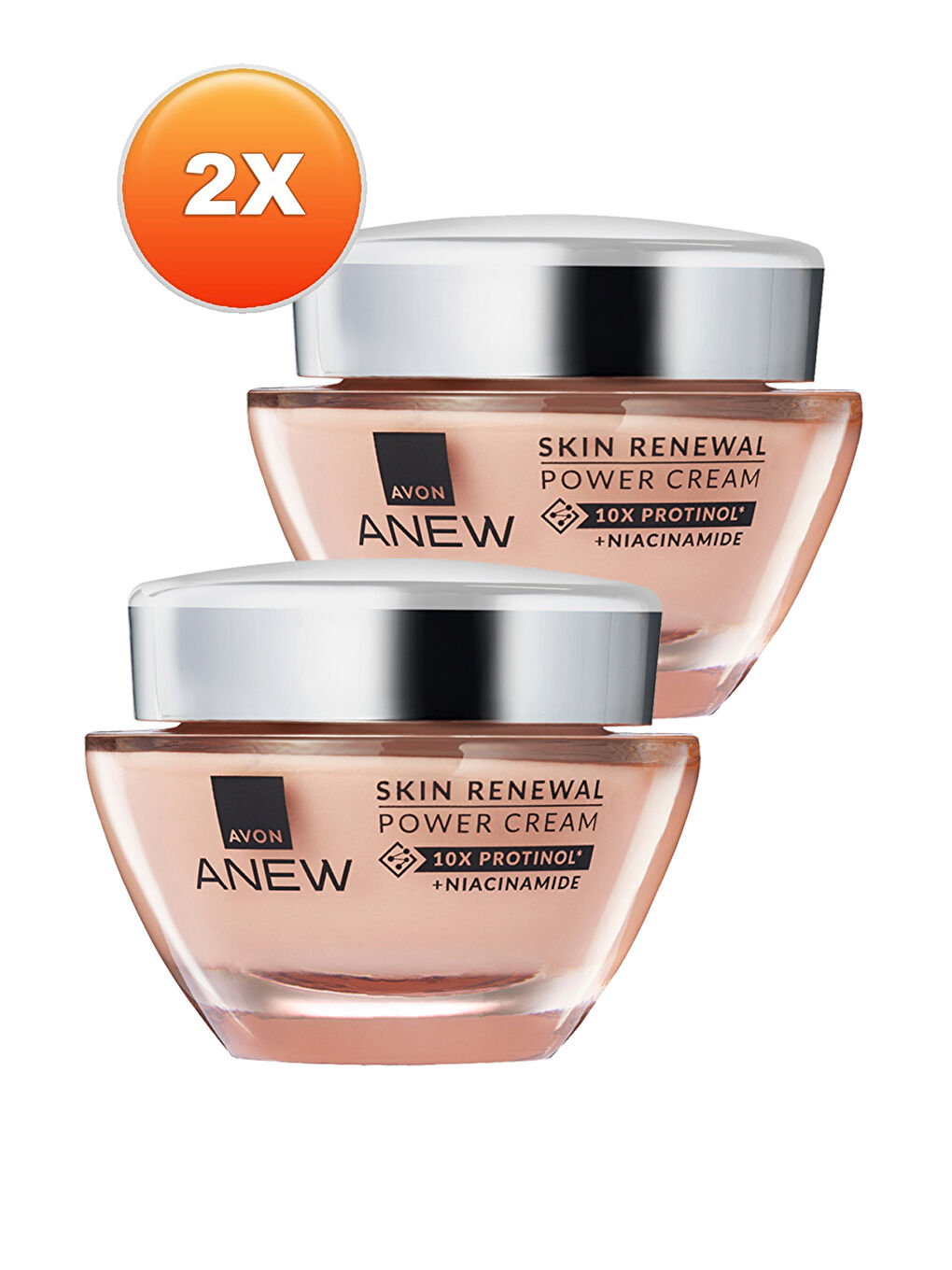 AVON Renksiz Anew Skin Renewal Power Krem 50 Ml. İkili Set - 1