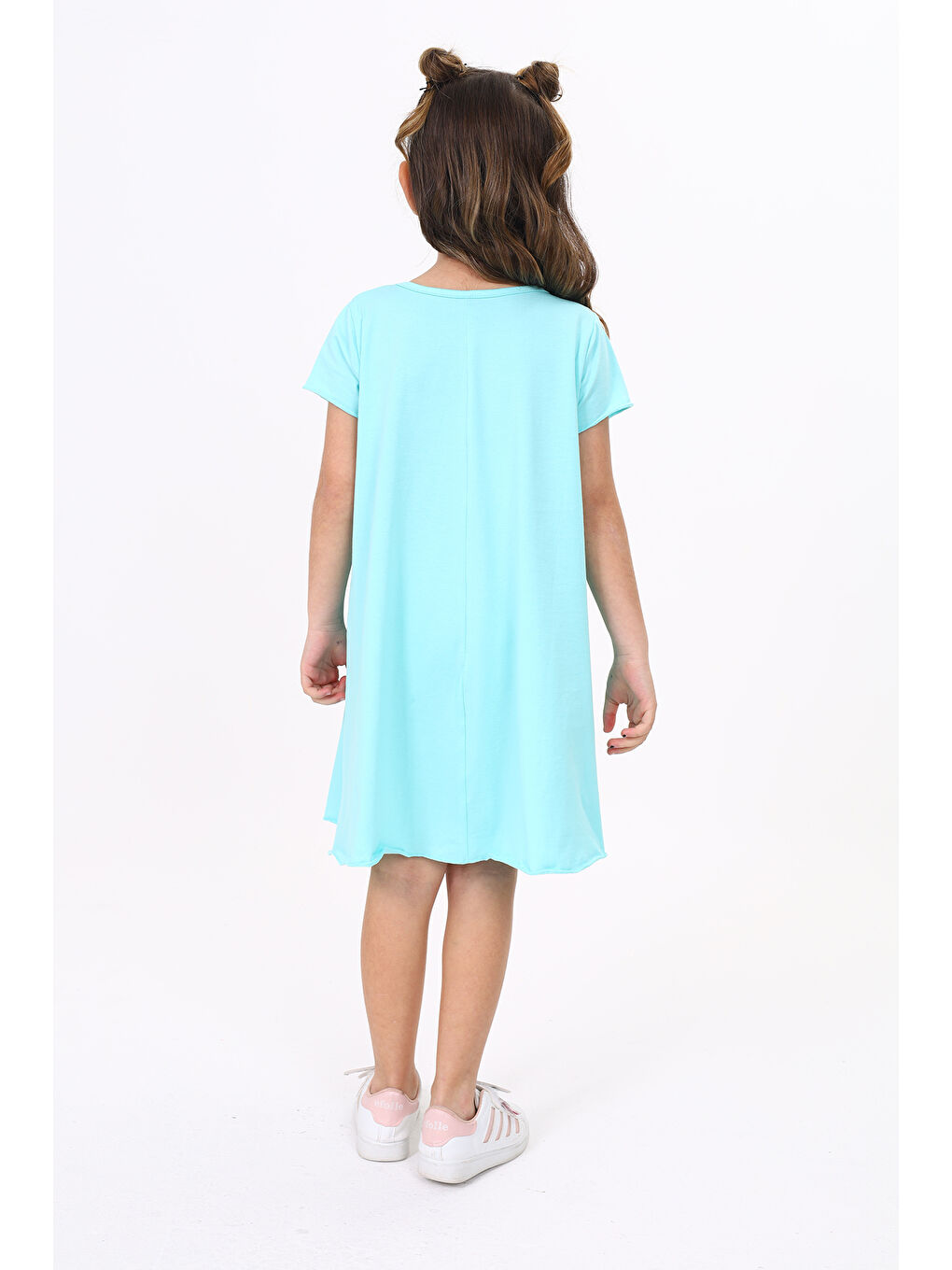 Toontoykids Mint Yeşil Kız Çocuk Elbise - 3