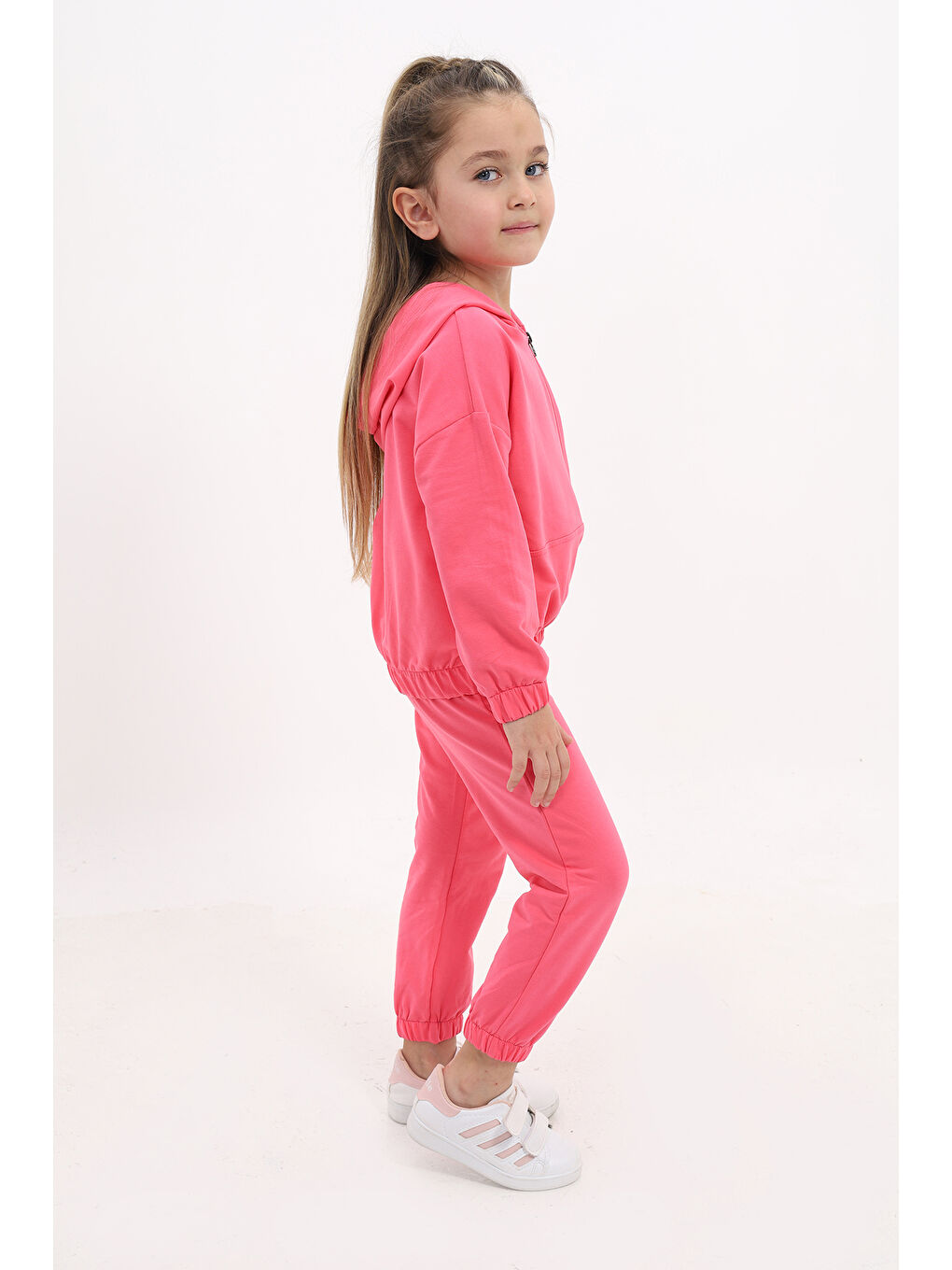Fuşya Kız Çocuk Eşofman Takım-2