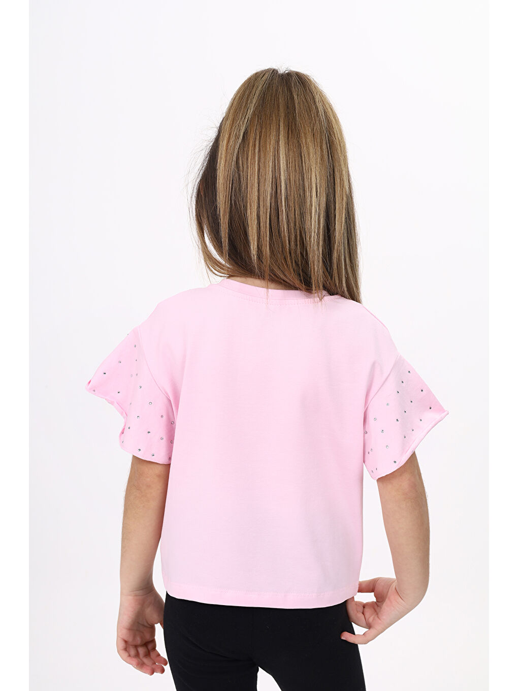 Pembe Kız Çocuk Tişört-3