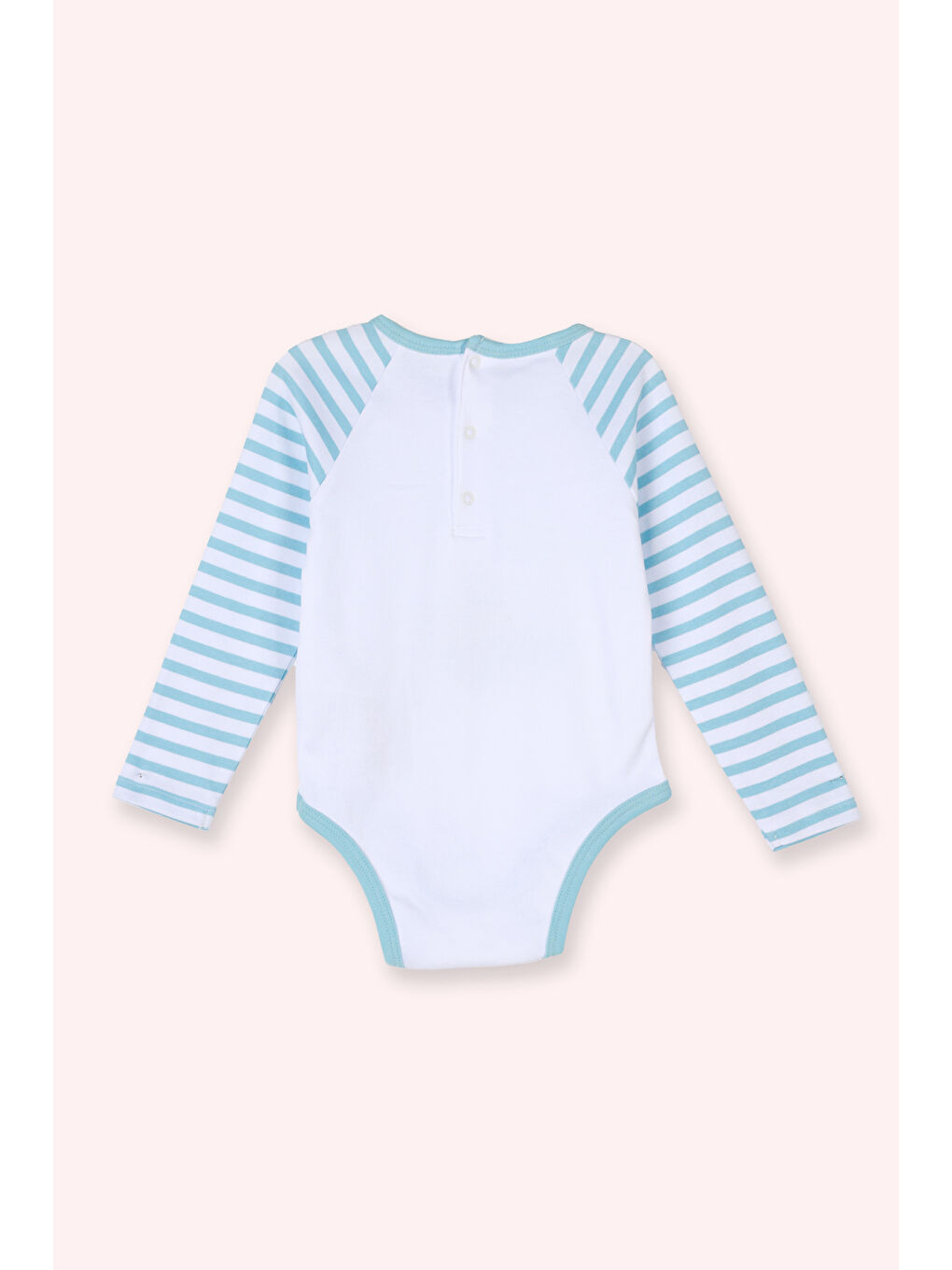 Yenidoğan Baskılı Beyaz 2'li Body Seti-2