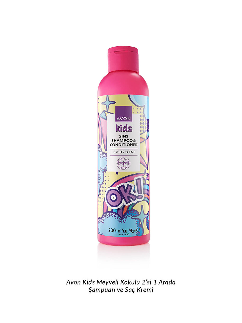 AVON Kids Meyve Kokulu Saç Kremi Şampuan Vücut Şampuanı ve Saç Açıcı Sprey Paketi - 3