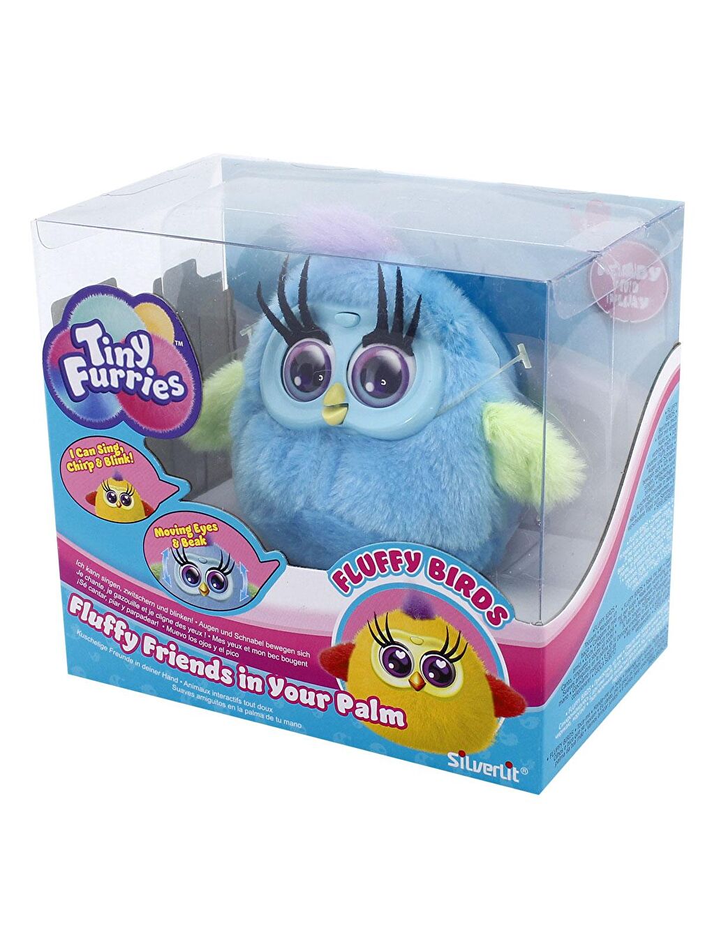 Silverlit Tiny Furies Fluffy Birds - Turkuaz - 1
