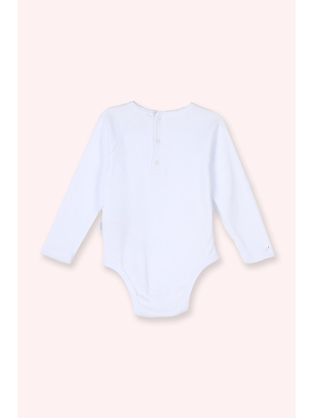 Yenidoğan Baskılı Beyaz 2'li Body Seti-4