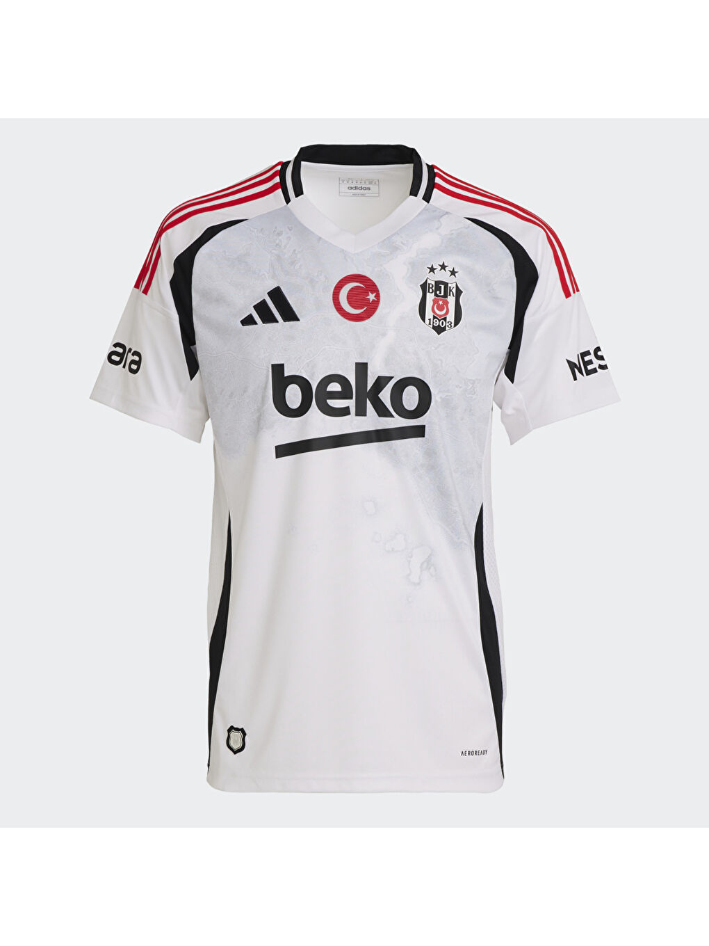 Adidas Beyaz Beşiktaş 3 Erkek Beyaz V Yaka Forma