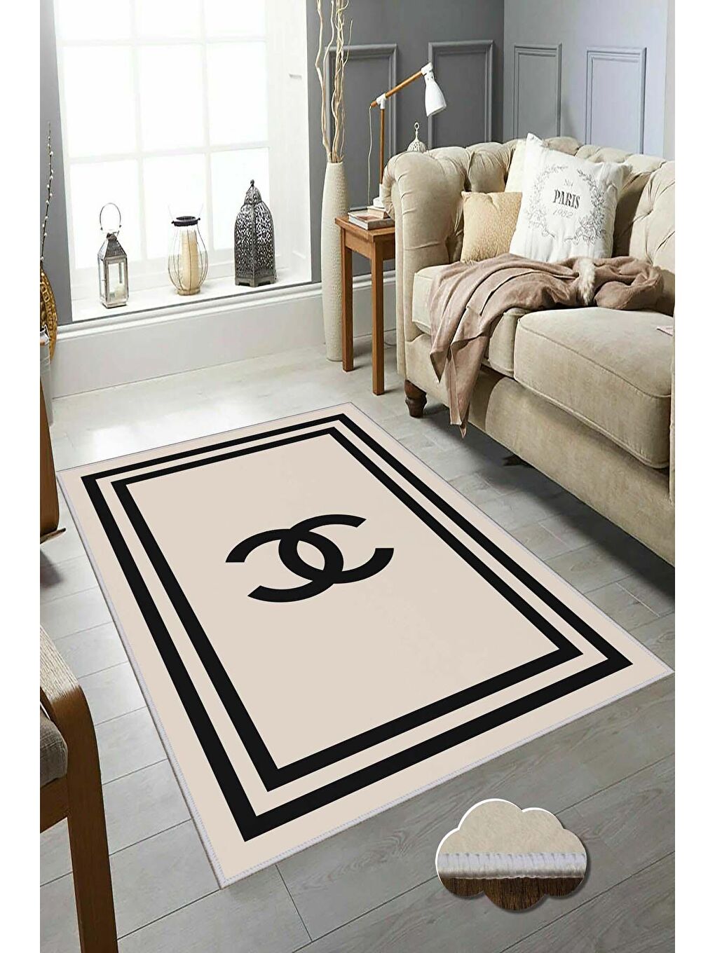 Karışık Dekoratif Özel Tasarım Modern Halı 160x230