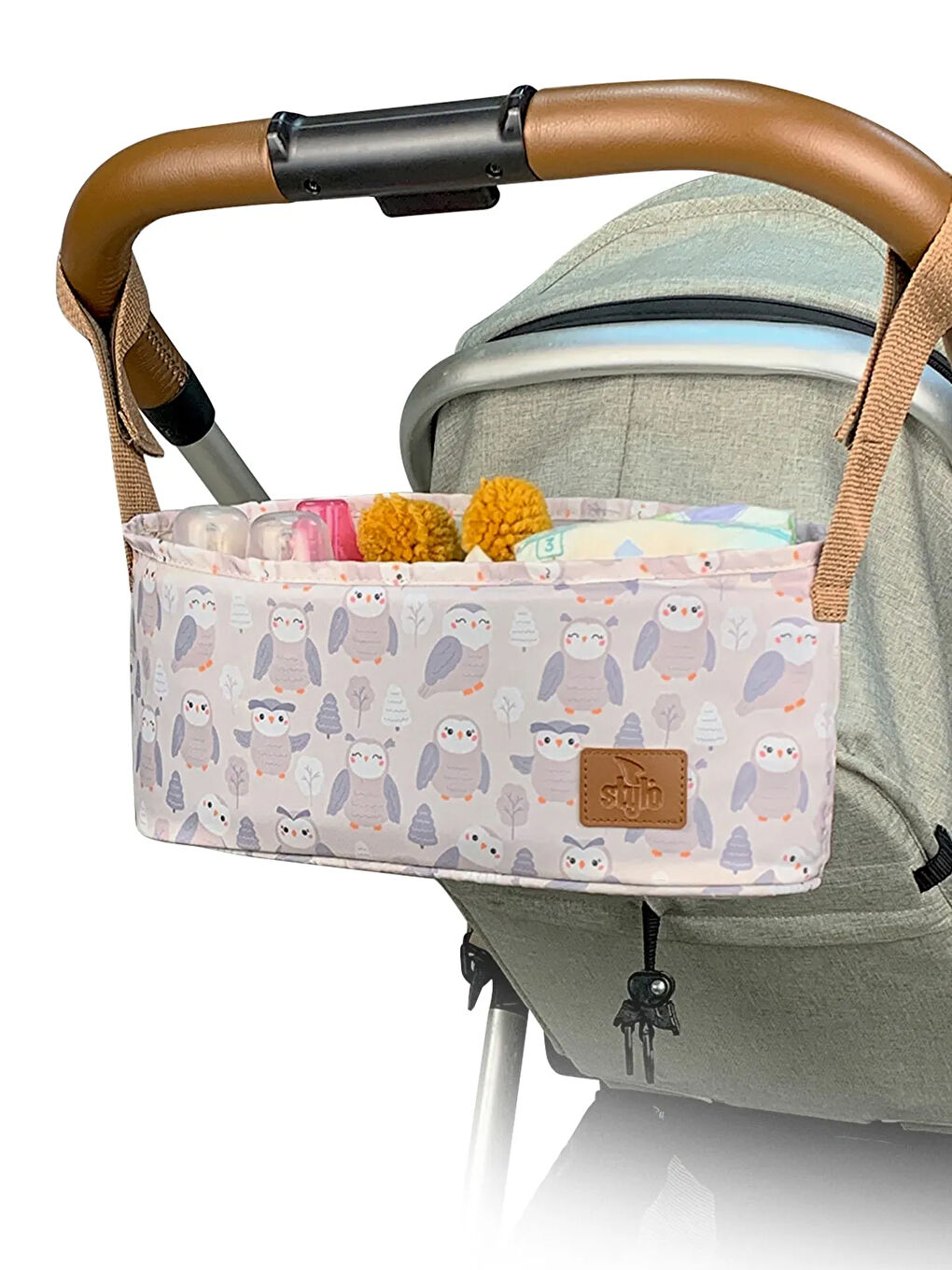 Stylo Ekru Trip Stroller Bebek Arabası Organizatörü Ekru - 3