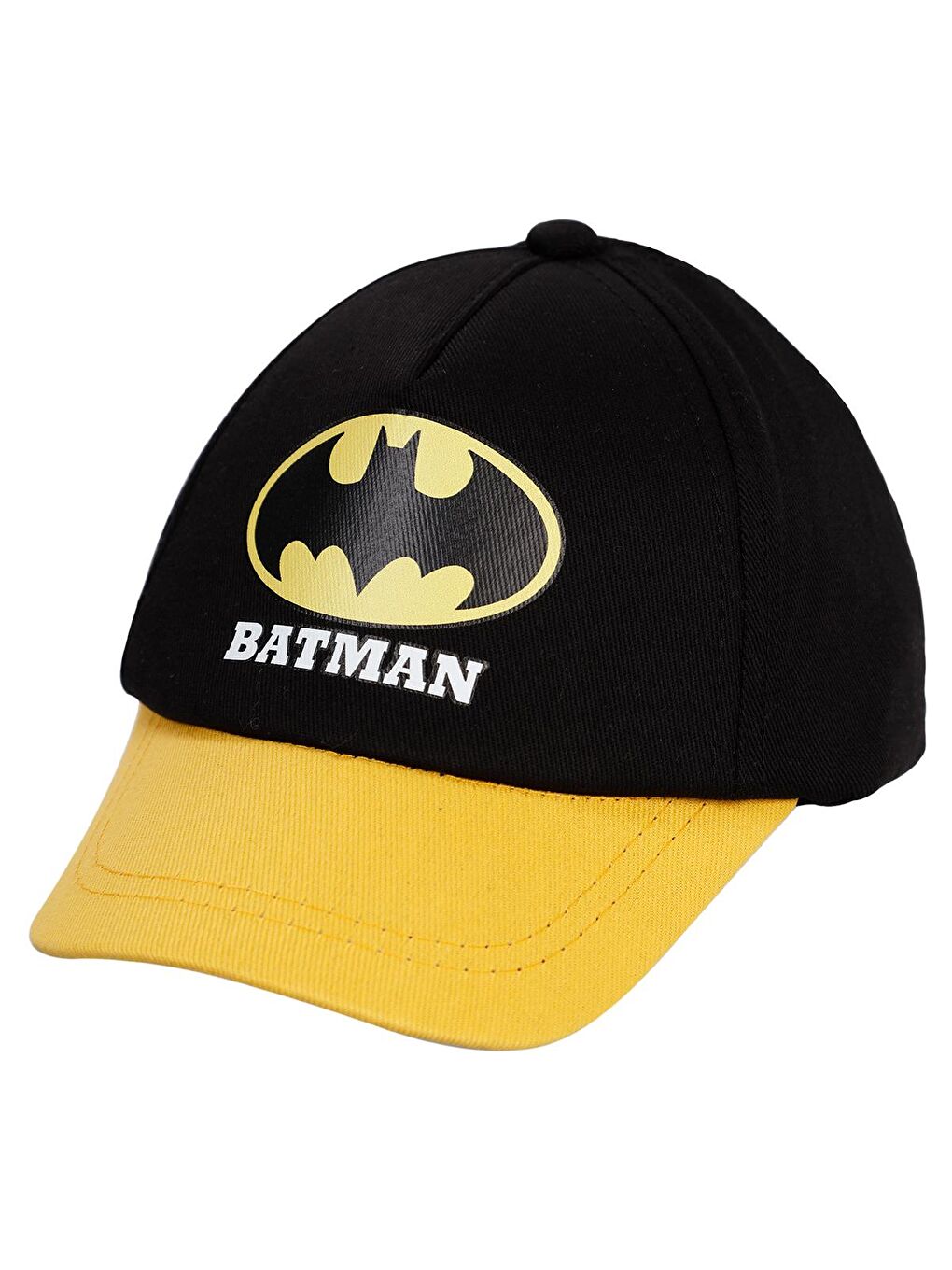 Civil Sari Batman Erkek Çocuk Kep Şapka 2-5 Yaş Siyah-Sarı