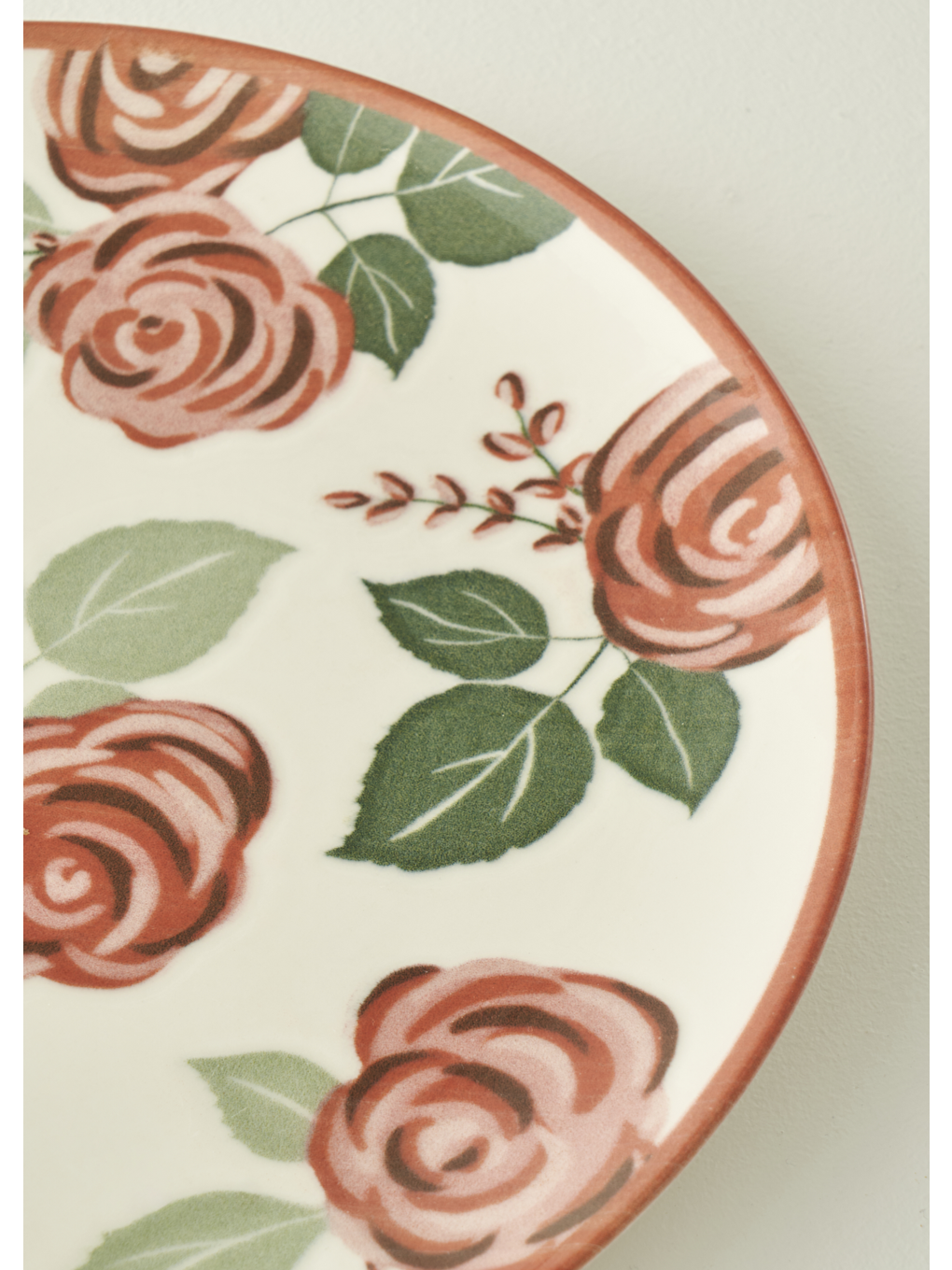 Karışık Rose Porselen Servis Tabağı (26 cm)-1