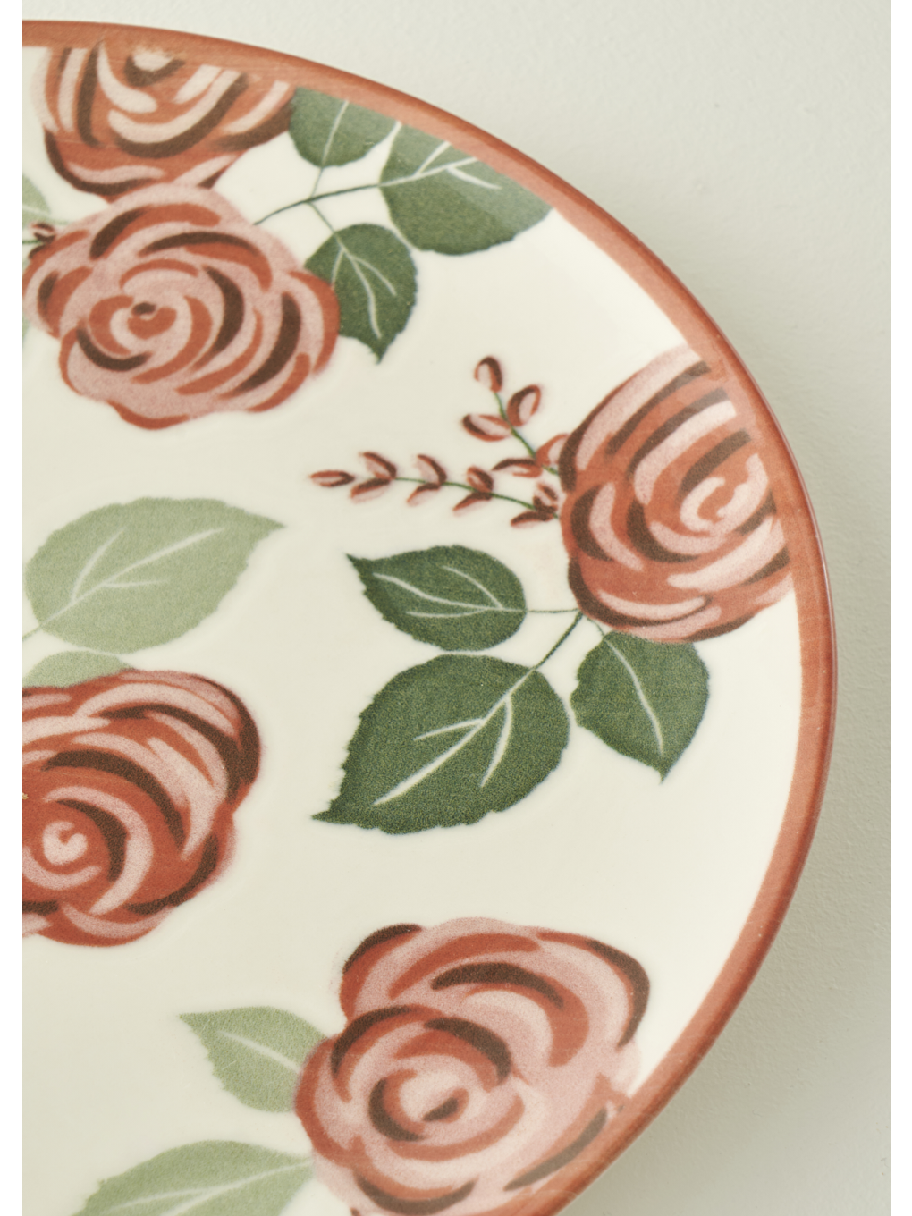 Karışık Rose Porselen 6'lı Servis Tabağı (26 cm)-4