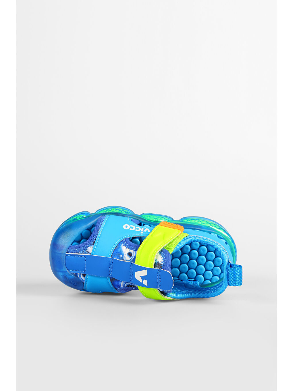 Live Işıklı Erkek İlk Adım Saks Mavi Sandalet-5