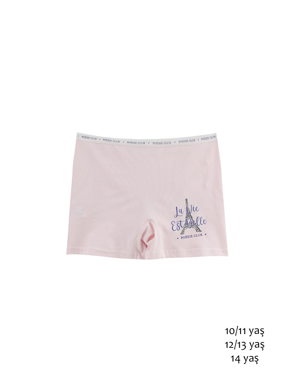 Karışık Kız Çocuk Renkli Pamuklu Boxer 5'li Paket-1