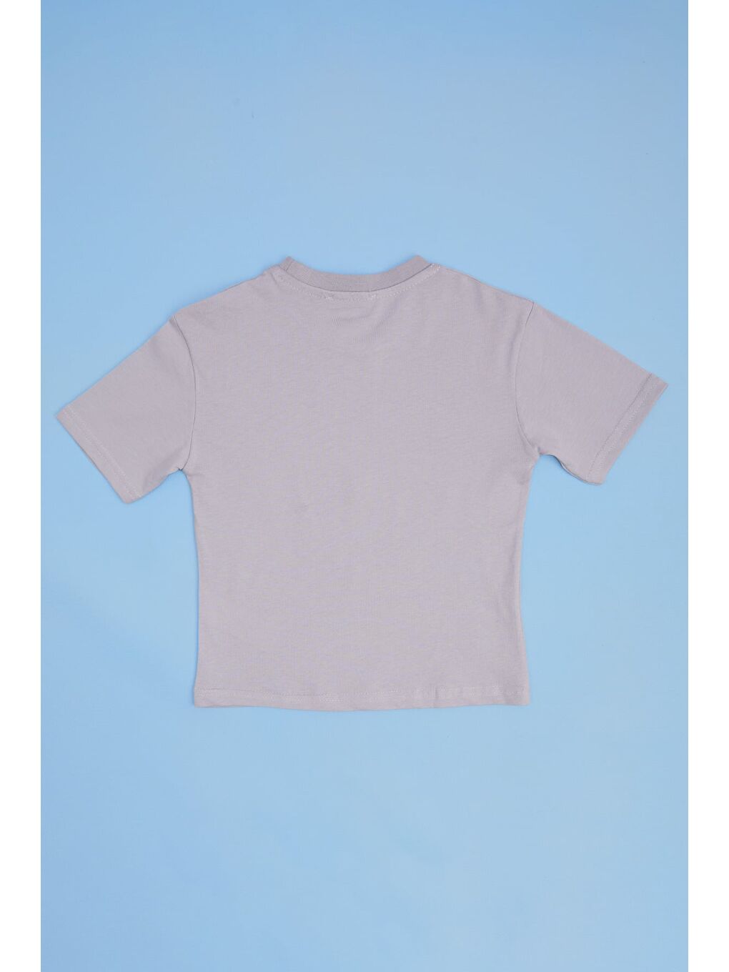 Gri Hip Hop Party Baskılı Erkek Çocuk Tişört-1