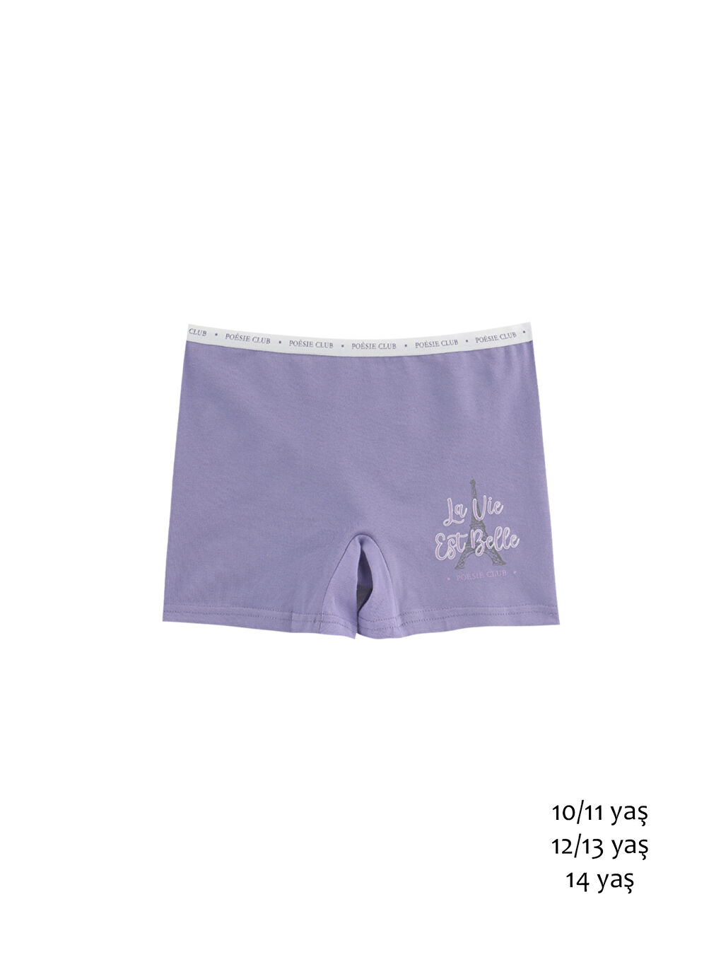 Karışık Kız Çocuk Renkli Pamuklu Boxer 5'li Paket-2