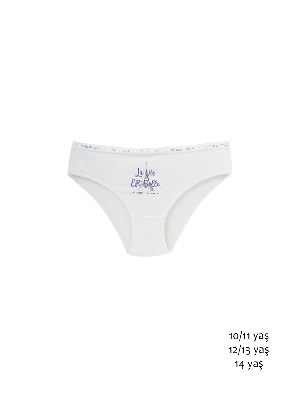 Karışık Kız Çocuk Slip Pamuklu Külot 5'li Paket-1