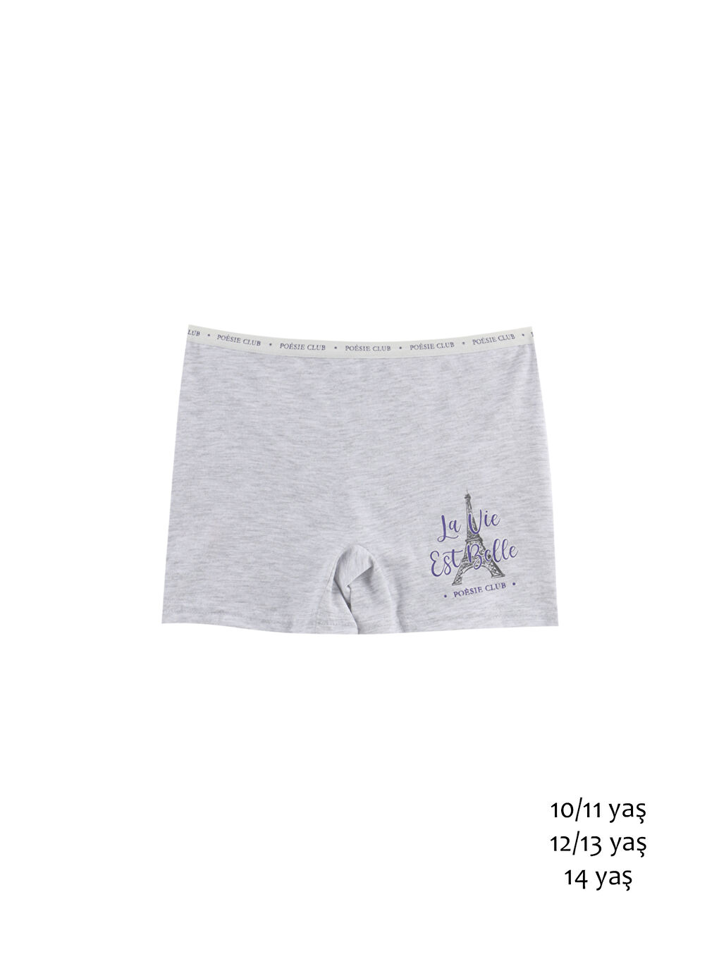 Karışık Kız Çocuk Renkli Pamuklu Boxer 5'li Paket-5