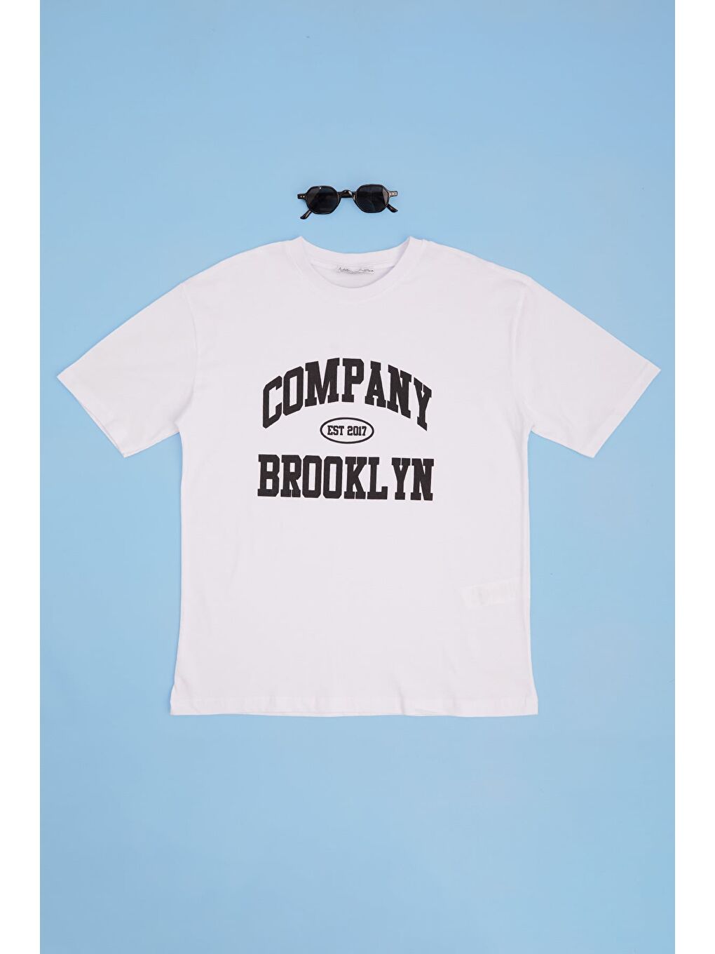 Beyaz Company Brooklyn Baskılı Erkek Çocuk Tişört