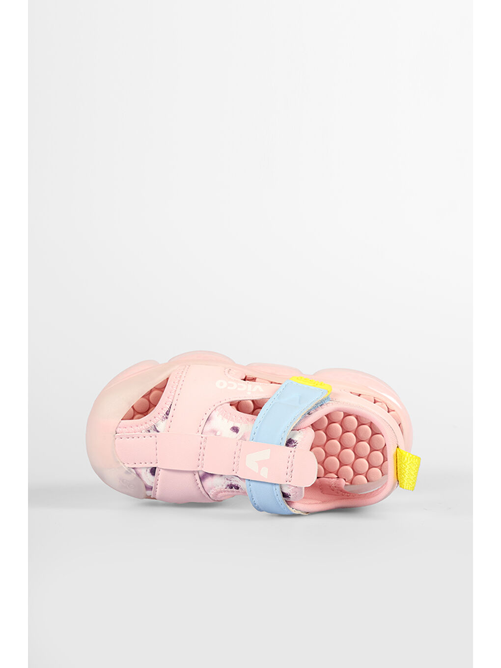 Pembe Live Işıklı Kız Bebek Pudra Sandalet-5