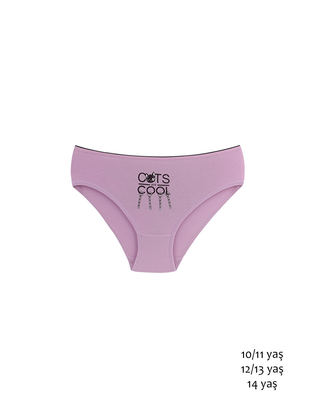 Karışık Kız Çocuk Slip Pamuklu Külot 5'li Paket-4