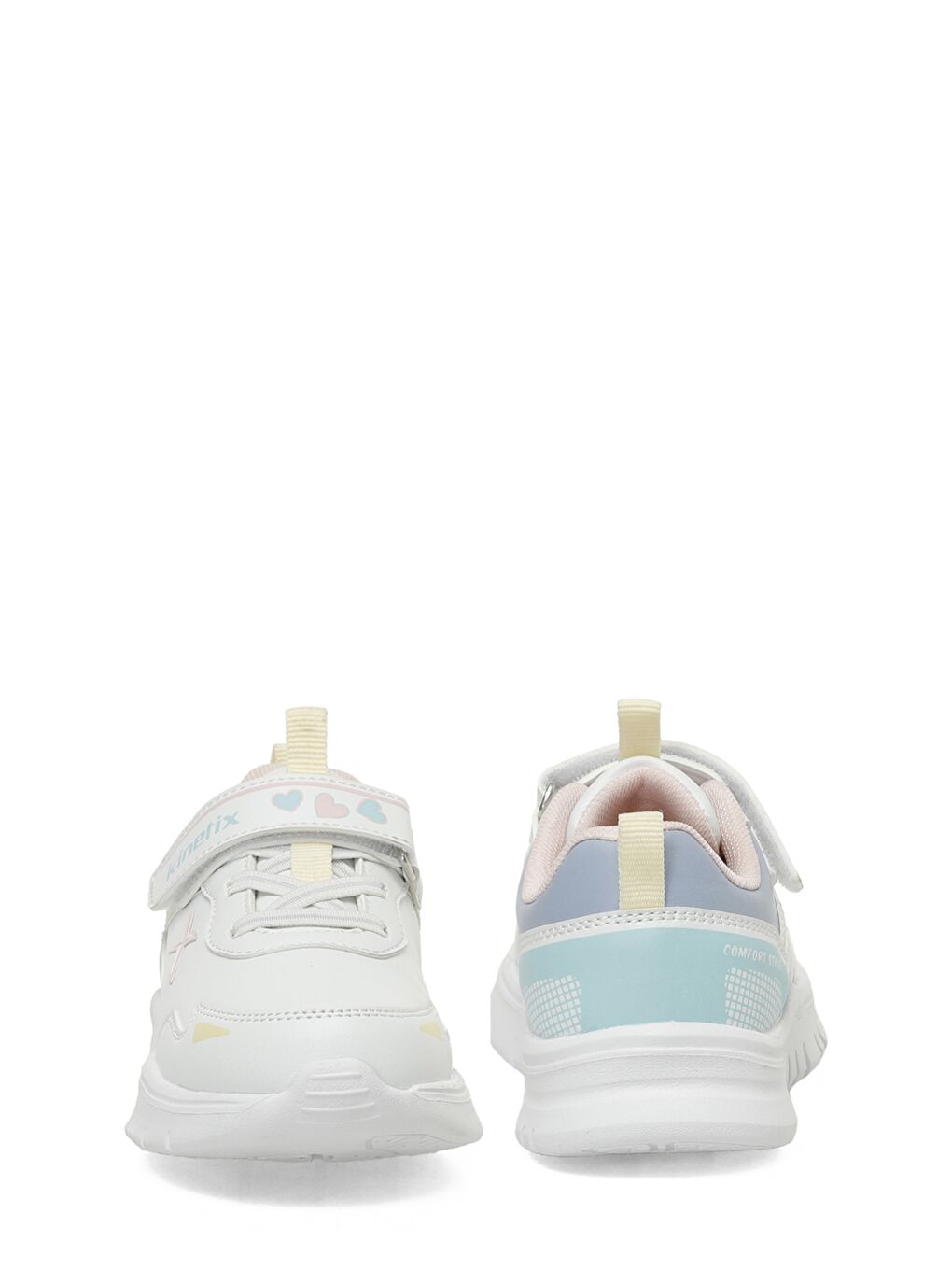 ESGAN PU P 5PR Beyaz Kız Çocuk Spor Ayakkabı-4