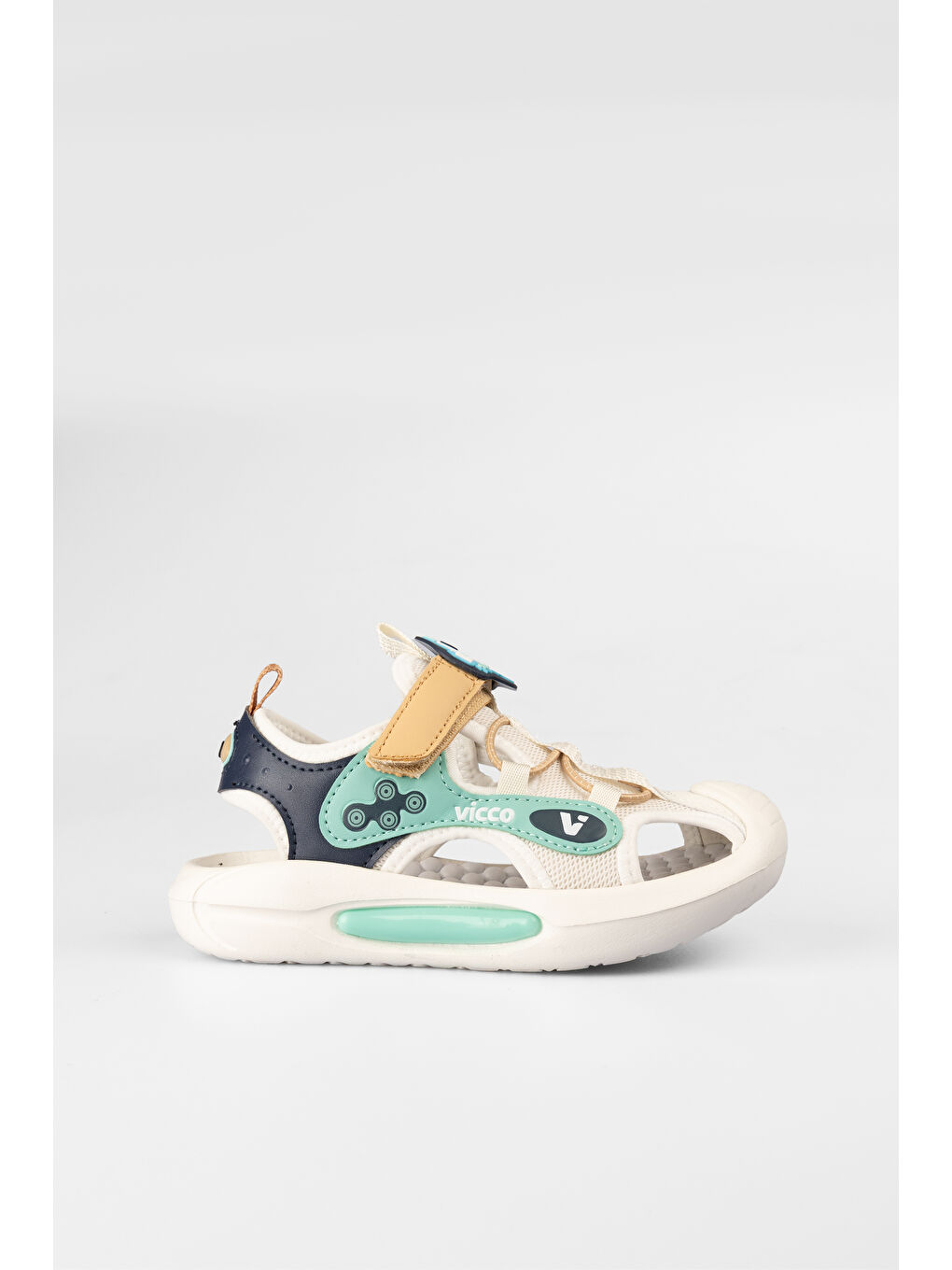 Rocket Işıklı Erkek Okul Öncesi Bej Sandalet