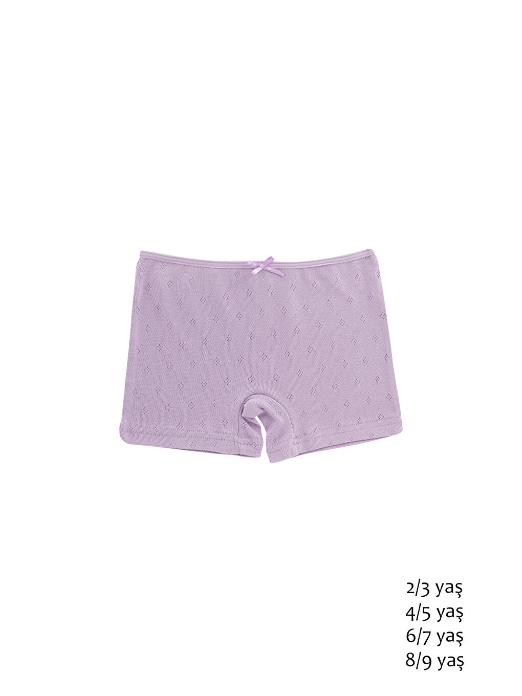 Karışık Kız Çocuk Ribana %100 PAMUK Boxer 5'li Paket-3