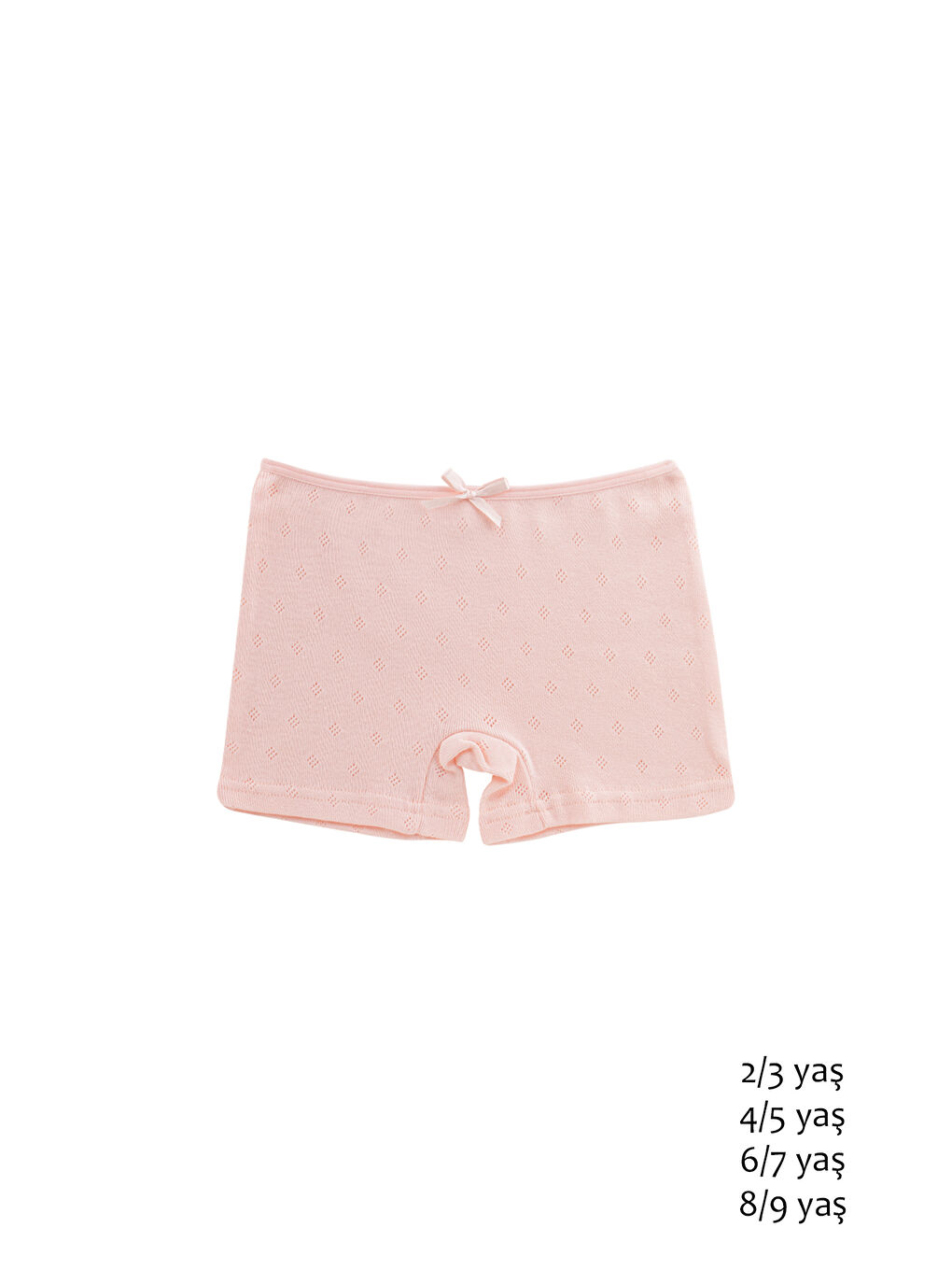Karışık Kız Çocuk Ribana %100 PAMUK Boxer 5'li Paket-4
