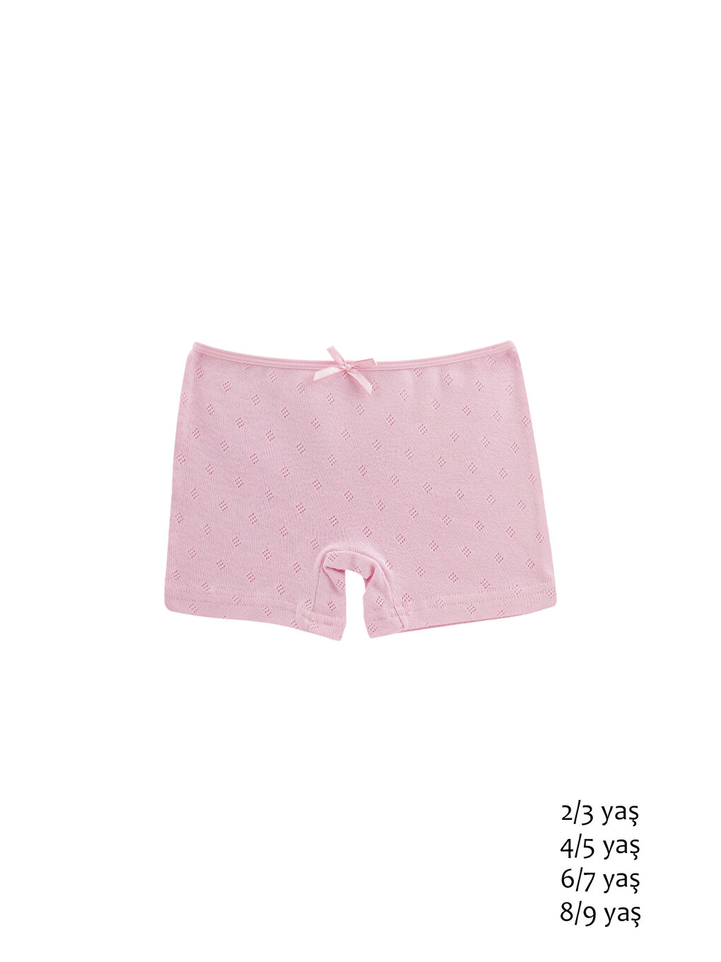 Karışık Kız Çocuk Ribana %100 PAMUK Boxer 5'li Paket-5