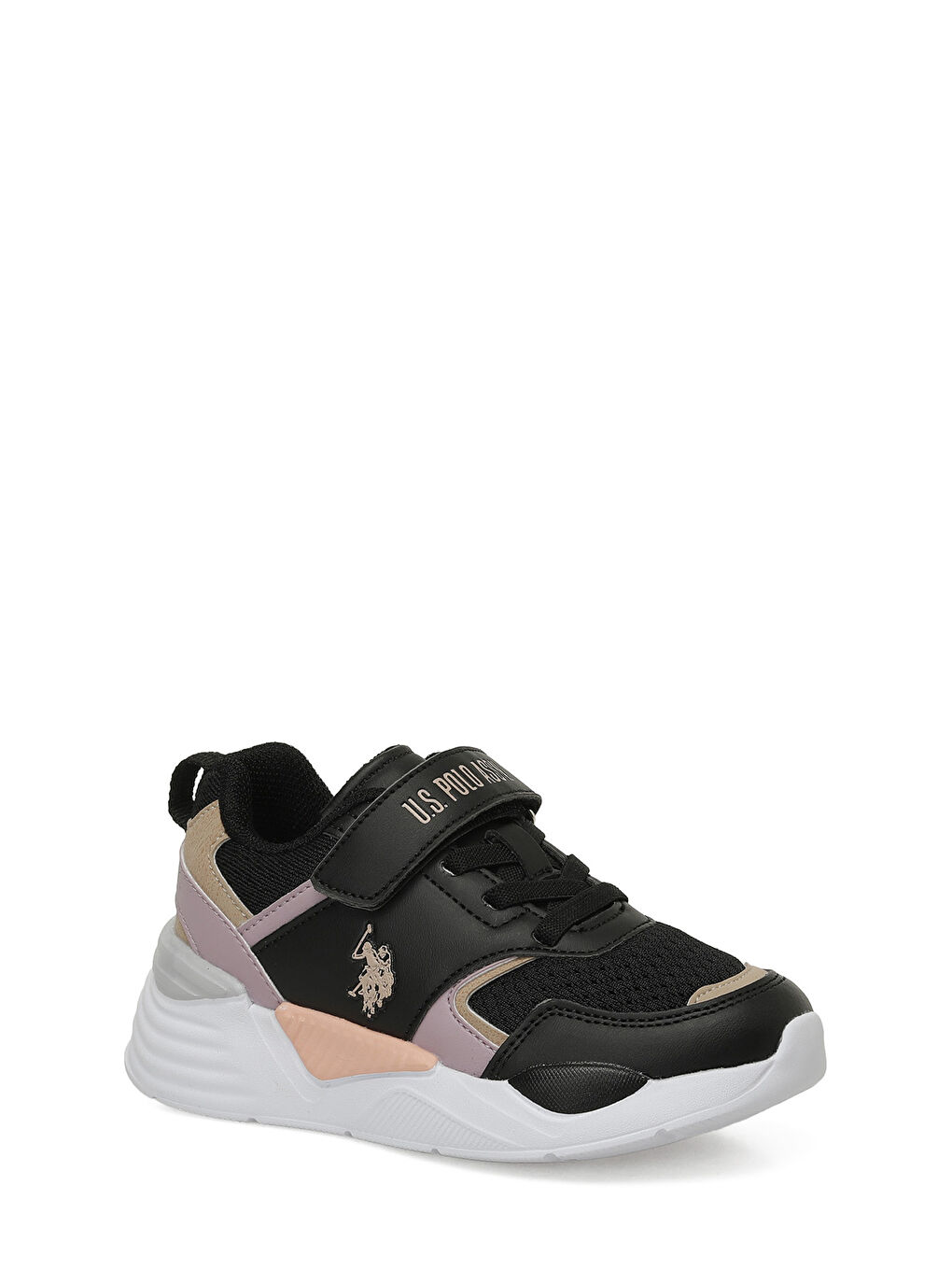 TERMINAL JR 5PR Siyah Kız Çocuk Spor Ayakkabı-1