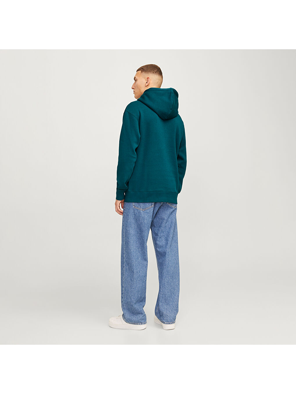 Jack & Jones Yeşil Hood Legacy Noos Erkek Yeşil Kapüşonlu Sweatshirt - 4