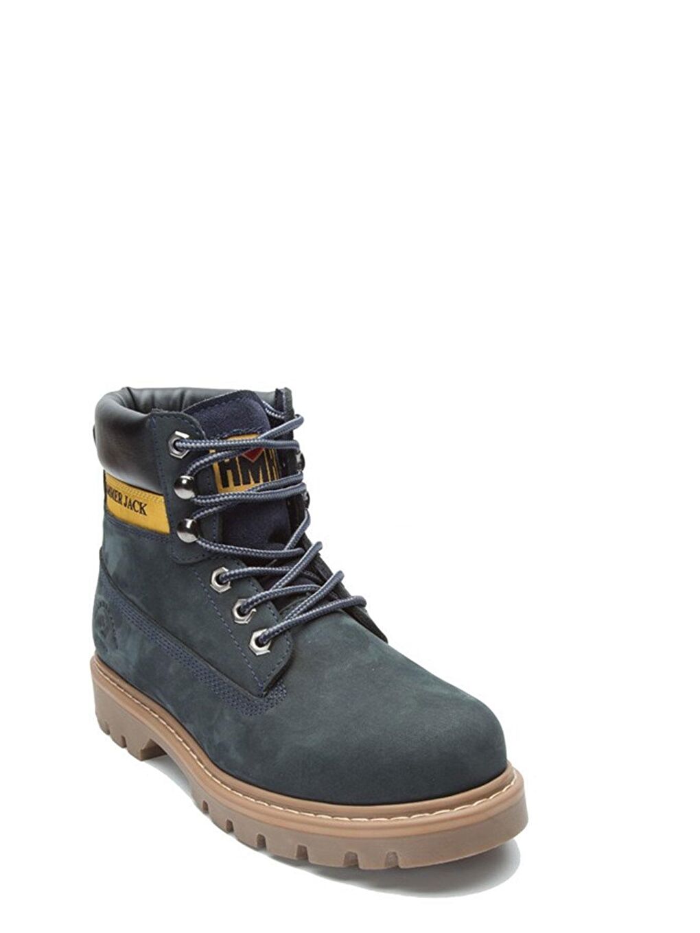 Hakiki Deri Mavi Nubuk Kadın Bot-2